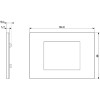 Vimar Linea Platte lackiert Technopolymer 3 Module Silber 30653.20 Vimar Linea Platte lackiert Technopolymer 3 Module Silber 30653.20