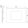 Vimar Linea Platte Reflex 3 Module Tecnopolymer Weiß 30653.40 Vimar Linea Platte Reflex 3 Module Tecnopolymer Weiß 30653.40