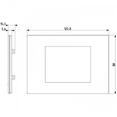 Vimar Linea Platte Reflex 3 Module Tecnopolymer Weiß 30653.40 Vimar Linea Platte Reflex 3 Module Tecnopolymer Weiß 30653.40