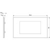 Vimar Linea Platte Total Look 4 Module Tecnopolymer Schwarz 30654.02 Vimar Linea Platte Total Look 4 Module Tecnopolymer Schwarz 30654.02