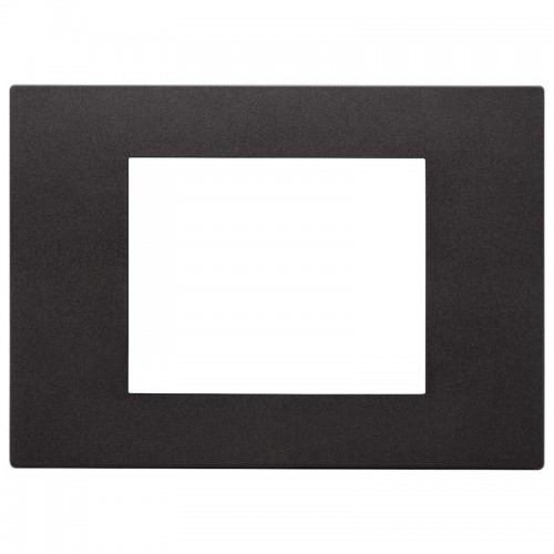 Vimar Linea Platte Total Look 3 Module Tecnopolymer Schwarz 30653.02 Vimar Linea Platte Total Look 3 Module Tecnopolymer Schwarz 30653.02