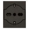 Vimar Linea Standard Schuko 16A 2P+E P40 Schwarz 30211.G