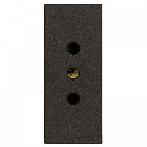 Vimar Linea Steckdose 10A 2P+E P11 Schwarz 30201.G
