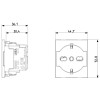 Vimar Linea Standard Schuko Steckdose 16A 2P+E P40 Weiß 30210.B Vimar Linea Standard Schuko Steckdose 16A 2P+E P40 Weiß 30210.B
