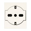 Vimar Linea Standard Schuko Steckdose 16A 2P+E P40 Weiß 30211.B Vimar Linea Standard Schuko Steckdose 16A 2P+E P40 Weiß 30211.B