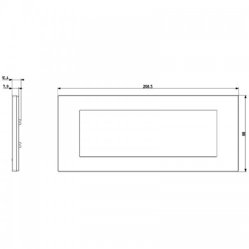 Vimar Linea Platte Total Look 7 Module Tecnopolymer weiß 30657.00 Vimar Linea Platte Total Look 7 Module Tecnopolymer weiß 30657.00