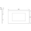 Vimar Linea Platte Total Look 4 Module Tecnopolymer weiß 30654.00 Vimar Linea Platte Total Look 4 Module Tecnopolymer weiß 30654.00