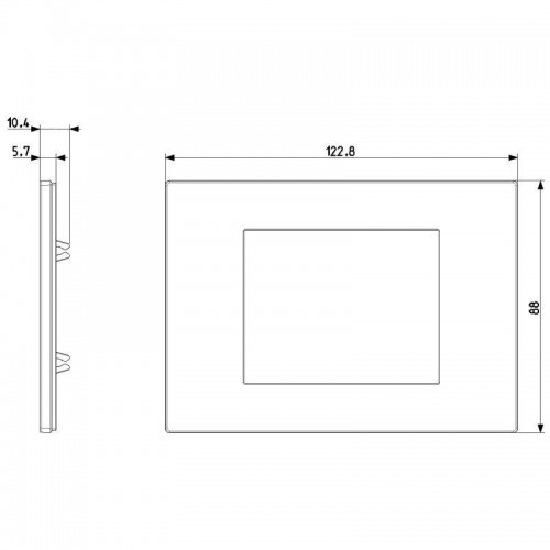 Vimar Linea Platte Total Look 3 Module Tecnopolymer weiß 30653.00 Vimar Linea Platte Total Look 3 Module Tecnopolymer weiß 30653.00