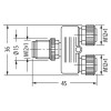 Murr Steckverbinder M12 Stecker und Buchse 5P 4A 1,5 kV 7356411210000000 Murr Steckverbinder M12 Stecker und Buchse 5P 4A 1,5 kV 7356411210000000