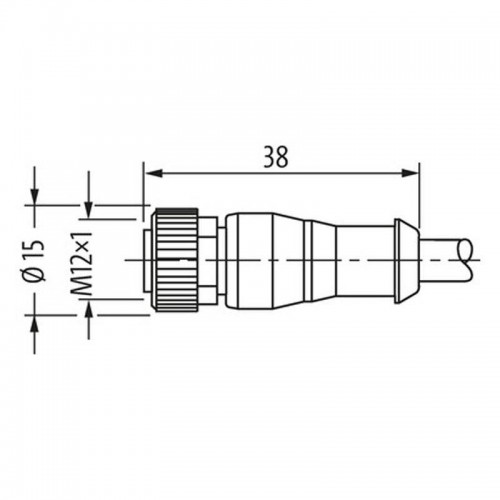 Murr Stecker M12-Buchse 0° mit Kabel 5P 4A 1,5 kV 10m 7000122416151000 Murr Stecker M12-Buchse 0° mit Kabel 5P 4A 1,5 kV 10m 7000122416151000
