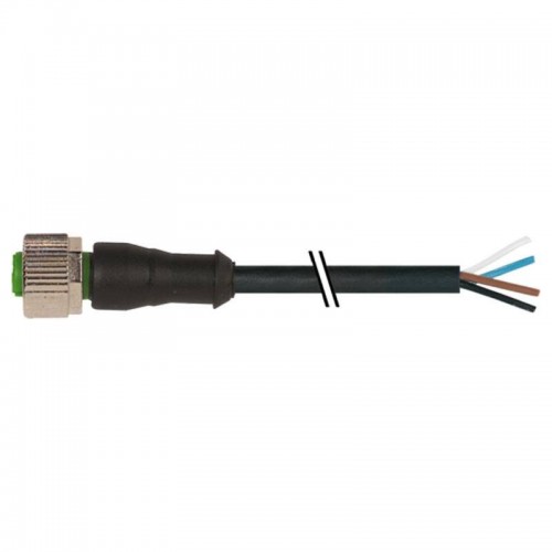 Murr Stecker M12 Buchse 0° mit Kabel 4P 4A 2,5 kV 5m 7000122216140500 Murr Stecker M12 Buchse 0° mit Kabel 4P 4A 2,5 kV 5m 7000122216140500