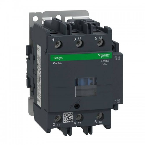 Schneider TeSys LC1D Schütz 3P 80A AC3 110V AC LC1D80F7 Schneider TeSys LC1D Schütz 3P 80A AC3 110V AC LC1D80F7