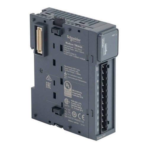 Schneider TM3 analoges Ausgangsmodul -10 - +10V IP20 TM3AQ4 Schneider TM3 analoges Ausgangsmodul -10 - +10V IP20 TM3AQ4