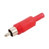 Melchioni RCA-Stecker rot mit Kabelführung 433329866 Melchioni RCA-Stecker rot mit Kabelführung 433329866