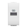 Bticino LivingLight Single USB Steckdose direkt Stromversorgung Typ A 1M N4191A Bticino LivingLight Single USB Steckdose direkt Stromversorgung Typ A 1M N4191A
