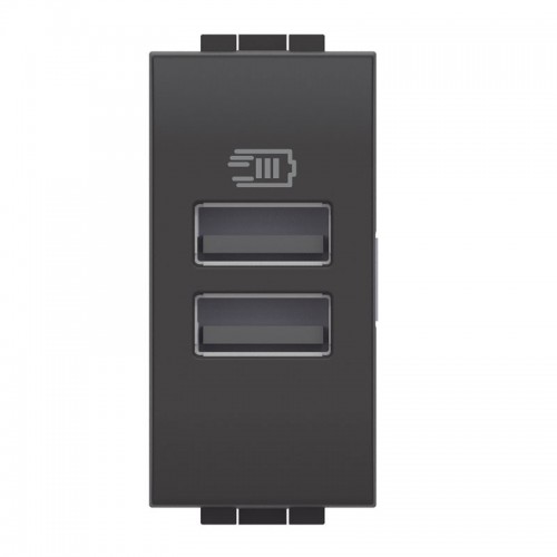 Bticino LivingLight USB Steckdose anthrazit L4191AA Bticino LivingLight USB Steckdose anthrazit L4191AA