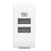 Bticino LivingLight Doppel USB Steckdose Typ A 1 Modul N4191AA Bticino LivingLight Doppel USB Steckdose Typ A 1 Modul N4191AA