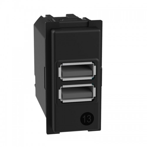 Bticino Living Now Doppel USB Steckdose Typ A 1M K4191AA Bticino Living Now Doppel USB Steckdose Typ A 1M K4191AA