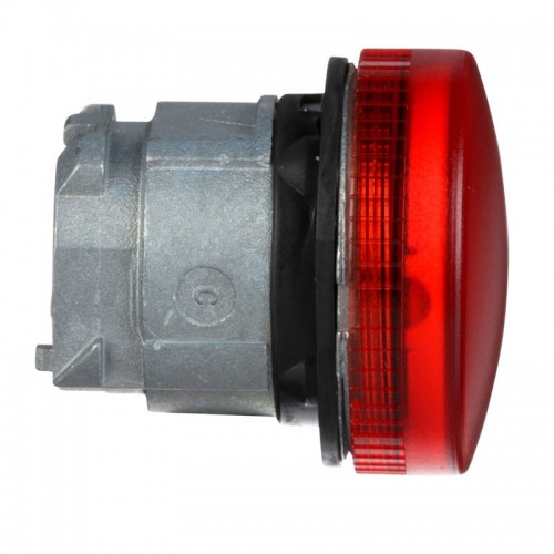 Schneider Taste glatt rotes Licht Ø22 ZB4BV04 Schneider Taste glatt rotes Licht Ø22 ZB4BV04