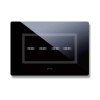 Ave Vera Touch S44 Glas 4 Platz Platte Schwarz 44PVTC4NAL Ave Vera Touch S44 Glas 4 Platz Platte Schwarz 44PVTC4NAL