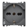 Urmet Simon Nea 250V Schuko-Steckdose P40 mit USB 5V 3A Anthrazit 10312/2 Urmet Simon Nea 250V Schuko-Steckdose P40 mit USB 5V 3A Anthrazit 10312/2