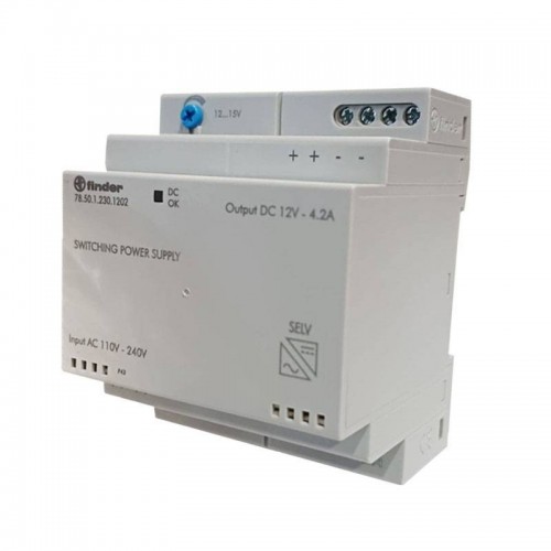 Finder Schaltnetzteil 50W 12VDC 4,5A IP20 785012301202 Finder Schaltnetzteil 50W 12VDC 4,5A IP20 785012301202