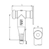 CELLPACK trennbare T-Klemme CTS 24KV 630A 355434 CELLPACK trennbare T-Klemme CTS 24KV 630A 355434