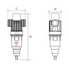 Selbstreinigender Sicherheitsfilter für Trinkwasser Cillit TOP RF 3/4" 12035AA Selbstreinigender Sicherheitsfilter für Trinkwasser Cillit TOP RF 3/4" 12035AA