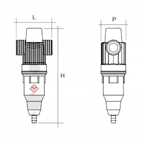 Selbstreinigender Sicherheitsfilter für Trinkwasser Cillit TOP RF 3/4" 12035AA Selbstreinigender Sicherheitsfilter für Trinkwasser Cillit TOP RF 3/4" 12035AA