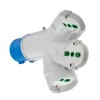 Fanton Industrieller Adapter mit 3 2P+E Steckdosen Schuko 16A 73095 Fanton Industrieller Adapter mit 3 2P+E Steckdosen Schuko 16A 73095