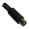 Melchioni RCA Steckdose schwarz mit Kabelführung 433329713 Melchioni RCA Steckdose schwarz mit Kabelführung 433329713
