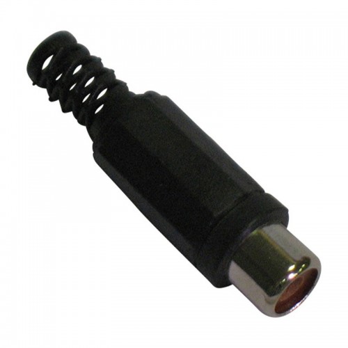Melchioni RCA Steckdose schwarz mit Kabelführung 433329713 Melchioni RCA Steckdose schwarz mit Kabelführung 433329713