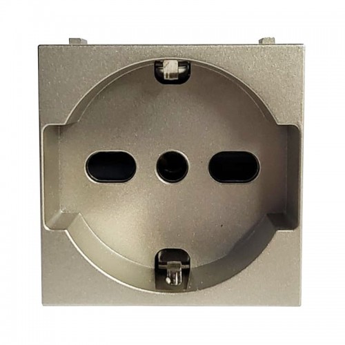 Abb Zenit Schuko- und zweipolige Steckdose N2233 CV 2 Modul Champagner Z1109CV Abb Zenit Schuko- und zweipolige Steckdose N2233 CV 2 Modul Champagner Z1109CV