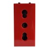 Abb Zenit zweipolige Steckdose N2133 RJ 10/16A 1 Modul Rot Z1103RJ Abb Zenit zweipolige Steckdose N2133 RJ 10/16A 1 Modul Rot Z1103RJ