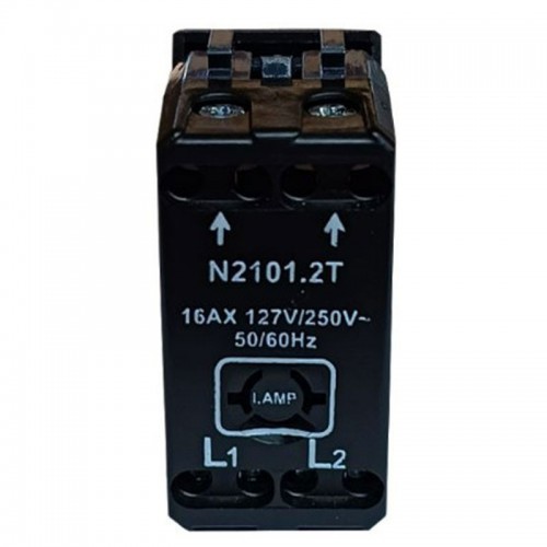 Abb Zenit zweipoliger Kreuzschalter N2101.2T AA 1 Modul Anthrazit Z1002AA Abb Zenit zweipoliger Kreuzschalter N2101.2T AA 1 Modul Anthrazit Z1002AA