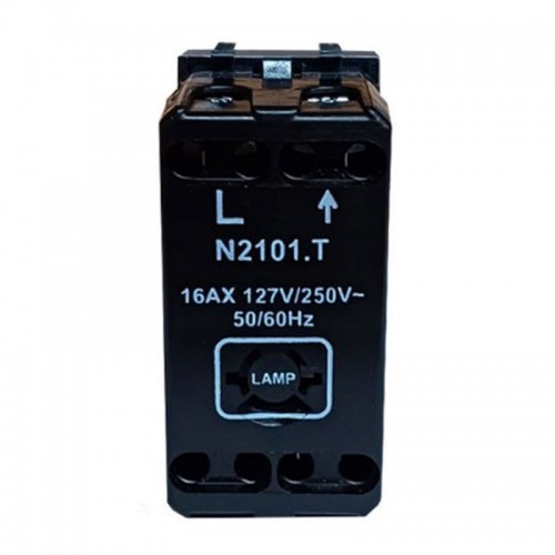 Abb Zenit Unipolarer Schalter N2101.T AA 1 Modul Anthrazit Z1001AA Abb Zenit Unipolarer Schalter N2101.T AA 1 Modul Anthrazit Z1001AA