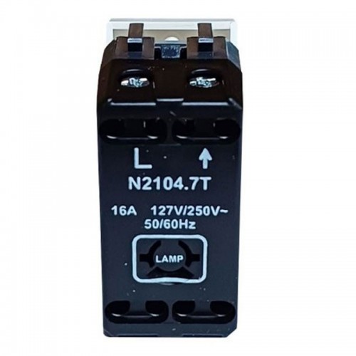 Abb Zenit Unipolarer Knopf N2104.7T PL 1 Modul Silber Z1005PL Abb Zenit Unipolarer Knopf N2104.7T PL 1 Modul Silber Z1005PL