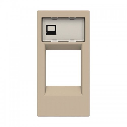 Abb Zenit Abdeckrahmen für RJ45 Datenbuchse N2118.1 CV Champagne Z1520CV Abb Zenit Abdeckrahmen für RJ45 Datenbuchse N2118.1 CV Champagne Z1520CV