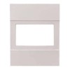 Perry Frontplatte für Bticino Living Now kompatible Thermostate Weiß 1PAF004NB Perry Frontplatte für Bticino Living Now kompatible Thermostate Weiß 1PAF004NB