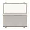 Abb Zenit Türklingeltaste N2204.8 PL 2 Module Silber Z1040PL Abb Zenit Türklingeltaste N2204.8 PL 2 Module Silber Z1040PL