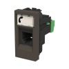 Abb Zenit RJ12 Telefonbuchse N2117.6 AN mit Abdeckung Anthrazit Z1120AN Abb Zenit RJ12 Telefonbuchse N2117.6 AN mit Abdeckung Anthrazit Z1120AN