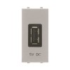 Abb Zenit USB-Steckdose N2185.2 PL Typ A 2A 1 Modul Silber Z1161PL Abb Zenit USB-Steckdose N2185.2 PL Typ A 2A 1 Modul Silber Z1161PL