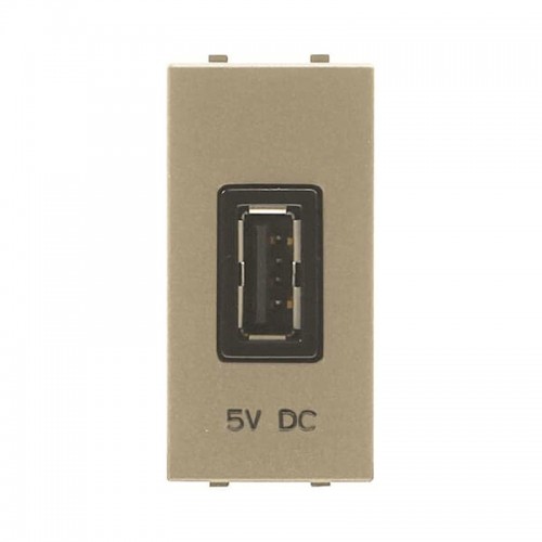Abb Zenit USB-Steckdose N2185.2 CV Typ A 2A 1 Modul Champagner Z1161CV Abb Zenit USB-Steckdose N2185.2 CV Typ A 2A 1 Modul Champagner Z1161CV