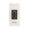 Abb Zenit USB-Steckdose N2185.2 BL Typ A 2A 1 Modul Weiß Z1161BL Abb Zenit USB-Steckdose N2185.2 BL Typ A 2A 1 Modul Weiß Z1161BL