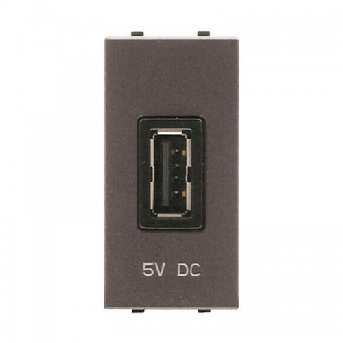 Abb Zenit USB-Steckdose N2185.2 AN Typ A 2A 1 Modul Anthrazit Z1161AN Abb Zenit USB-Steckdose N2185.2 AN Typ A 2A 1 Modul Anthrazit Z1161AN