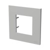 Abb Zenit Platte 2 Module Z2271.1 PL Polycarbonat Silber Z0200PL Abb Zenit Platte 2 Module Z2271.1 PL Polycarbonat Silber Z0200PL