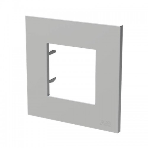 Abb Zenit Platte 2 Module Z2271.1 PL Polycarbonat Silber Z0200PL Abb Zenit Platte 2 Module Z2271.1 PL Polycarbonat Silber Z0200PL
