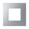 Abb Zenit Platte 2 Module Z2271.1 PL Polycarbonat Silber Z0200PL Abb Zenit Platte 2 Module Z2271.1 PL Polycarbonat Silber Z0200PL