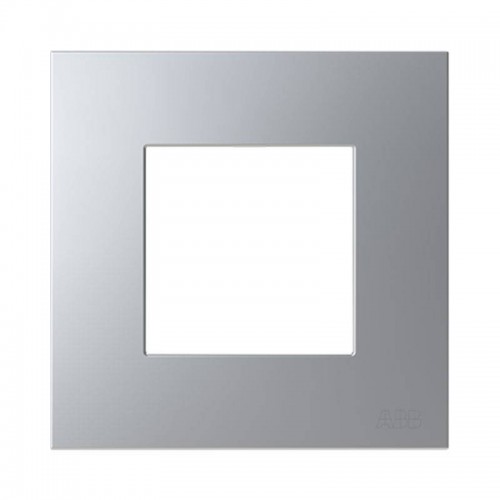 Abb Zenit Platte 2 Module Z2271.1 PL Polycarbonat Silber Z0200PL Abb Zenit Platte 2 Module Z2271.1 PL Polycarbonat Silber Z0200PL