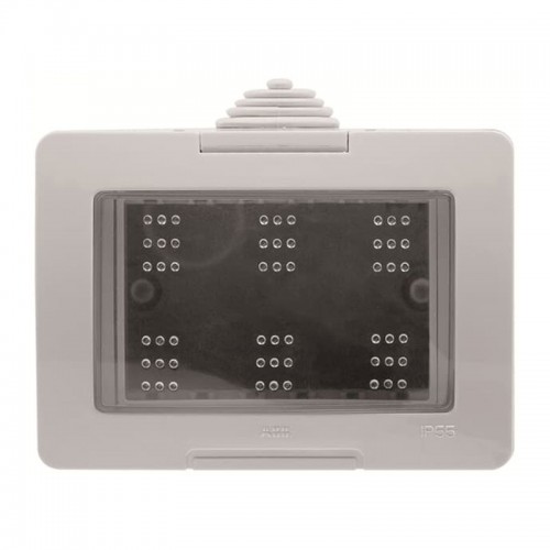 Wand Box für Abb Serie Zenit N3391 Module 3 IP55 Grau Z2355GR Wand Box für Abb Serie Zenit N3391 Module 3 IP55 Grau Z2355GR